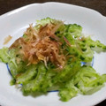 ★むさ's cooksnap of when they made ゴーヤのおかか和え.
