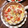 ﾋﾟﾝｸ☆ﾏｶﾛﾝ's cooksnap of when they made ミニトマトだけで☆ チーズ焼き.