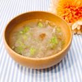 Satoco❋'s cooksnap of when they made 二日酔い風邪に大根おろし梅のスープ.