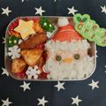 景と浩's cooksnap of when they made ＊キャラ弁＊　クリスマスに★サンタさん.