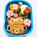えリﾋﾟｮﾝ★'s cooksnap of when they made 運動会に♪お稲荷ワンちゃん＊行楽キャラ弁.