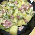 みみちょす's cooksnap of when they made ベーコンと長ねぎのジャーマンポテト.
