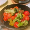 chibijuju's cooksnap of when they made ブロッコリーとトマトのペペロン風.