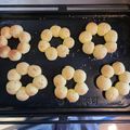 かぼちゃんち's cooksnap of when they made 黒ゴマ＊さつま芋ドーナツ＆焼きドーナツ.