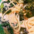 67luna's cooksnap of when they made フライパン不要！明太子クリームパスタ.