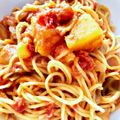 ★小梅★'s cooksnap of when they made 豚バラとジャガイモのトマトクリーム煮.