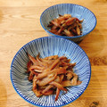 mikko6's cooksnap of when they made 芋がらとソーセージの焼肉風炒め.
