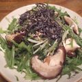 れのっち's cooksnap of when they made 塩昆布ときのこと水菜のサラダ☆.
