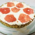 miraito's cooksnap of when they made ピンクグレープフルーツのチーズケーキ.