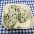 ととろ＆めい's cooksnap of when they made 大根の葉で。菜飯のおにぎり。.