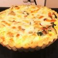 ベニヤマザクラ's cooksnap of when they made EUチーズ、ほうれん草ベーコンのキッシュ.