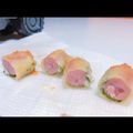 tachutachu's cooksnap of when they made 子供大好き ウインナーの 大葉春巻き.