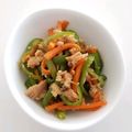tamago大好き's cooksnap of when they made ツナ缶丸ごと☆人参とピーマンきんぴら掲載.