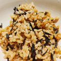 moeoke's cooksnap of when they made ごぼうとひじきの炊き込みご飯☆.