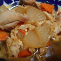 ぎんちゃん0909's cooksnap of when they made 簡単☆鶏もも肉と大根のうま煮☆副菜に！.
