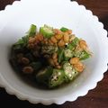 小麦粉【100g】's cooksnap of when they made 朝食定番♡茗荷オクラ納豆ご飯.