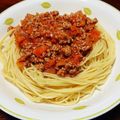♥ニコル♥'s cooksnap of when they made ケチャップで♪おばあちゃんのミートソース.