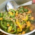 マックス＆アーク's cooksnap of when they made 色々使える ゴーヤと挽肉のそぼろ.