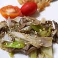 mary_39's cooksnap of when they made 簡単 長ネギと舞茸のポン酢炒め.