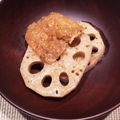 Kikuk0_66c's cooksnap of when they made 油揚げとれんこんの煮物.