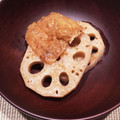 Kikuk0_66c's cooksnap of when they made 油揚げとれんこんの煮物.