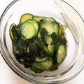 まわりてめくるん's cooksnap of when they made モロヘイヤ・きゅうりの酢の物♪.
