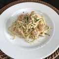 Truman08's cooksnap of when they made 海老のケイジャンクリームパスタ.