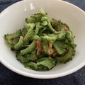 クックSI0Z27☆'s cooksnap of when they made ゴーヤの梅肉サラダ.