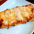 古賀竜一's cooksnap of when they made ■材料4つ！超っ早おつまみ！油揚げピザ■.