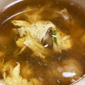 Halü★mama's cooksnap of when they made 舞茸春雨スープ.