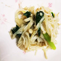 NEKOほっぺ's cooksnap of when they made えのきともやしとピーマンのナムル♪.
