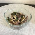 ☆こまっと☆'s cooksnap of when they made おつまみ＊砂肝と舞茸のにんにくバター醤油.