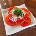 カフェドチワワ♡'s cooksnap of when they made 【農家のレシピ】トマトとしらすのサラダ.