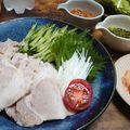 shushutoi's cooksnap of when they made ゆで豚〜手作りサムジャンでポッサム♪.