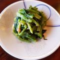 喜八＆Hacchi's cooksnap of when they made 大根（かぶ）の葉炒めの明太子あえ.