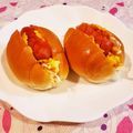 Richland☆Y's cooksnap of when they made 簡単♪玉子入りホットドッグ.
