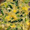 クック甘党。's cooksnap of when they made 小松菜じゃこたまご♪.