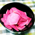 DORA＊DORA's cooksnap of when they made 赤大根の甘酢漬け.