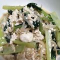 ヘタ子's cooksnap of when they made 小松菜ともやしのチャンプル【卵なし】.