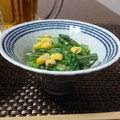 ダイナマイト漆黒's cooksnap of when they made 簡単★つるむらさきのサラダ.