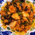 SALIAZmam's cooksnap of when they made ☆エビチリ風☆ナスと鶏むね肉炒め.
