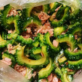 ねぞろ's cooksnap of when they made ゴーヤとシーチキンの和え物.