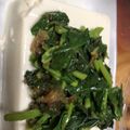やーしー's cooksnap of when they made めんつゆで簡単！モロヘイヤのおひたし.