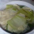 かなcafe's cooksnap of when they made 乾燥湯葉と青梗菜の中華スープ.