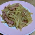 sunsunよっぴい's cooksnap of when they made じゃがいもとベーコンの洋風きんぴら.