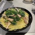 クックMZLNZ8☆'s cooksnap of when they made ほうれん草とベーコンのクリームパスタ.