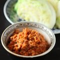 マユガリータ's cooksnap of when they made 簡単ヘルシーゆでキャベツの甘辛肉みそ添え.