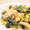 イエローバード's cooksnap of when they made 鶏肉&ほうれん草のガリバタしょうゆ炒め.