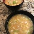 saki1010's cooksnap of when they made コチュジャンでピリッと甘辛お味噌汁.