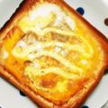 ぷっくりんご's cooksnap of when they made 手間いらず！簡単卵トースト.